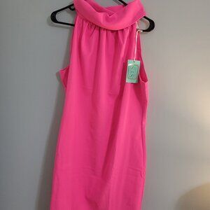 SAIL TO SABLE, Large, bright pink dress